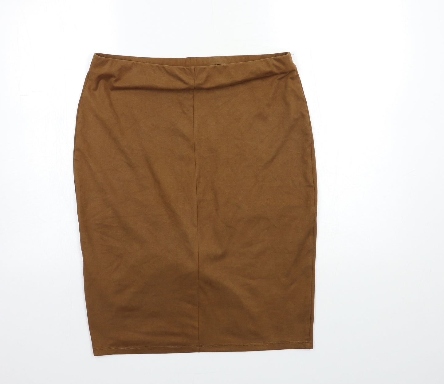 Atmosphere Womens Brown   Straight & Pencil Skirt Size 14