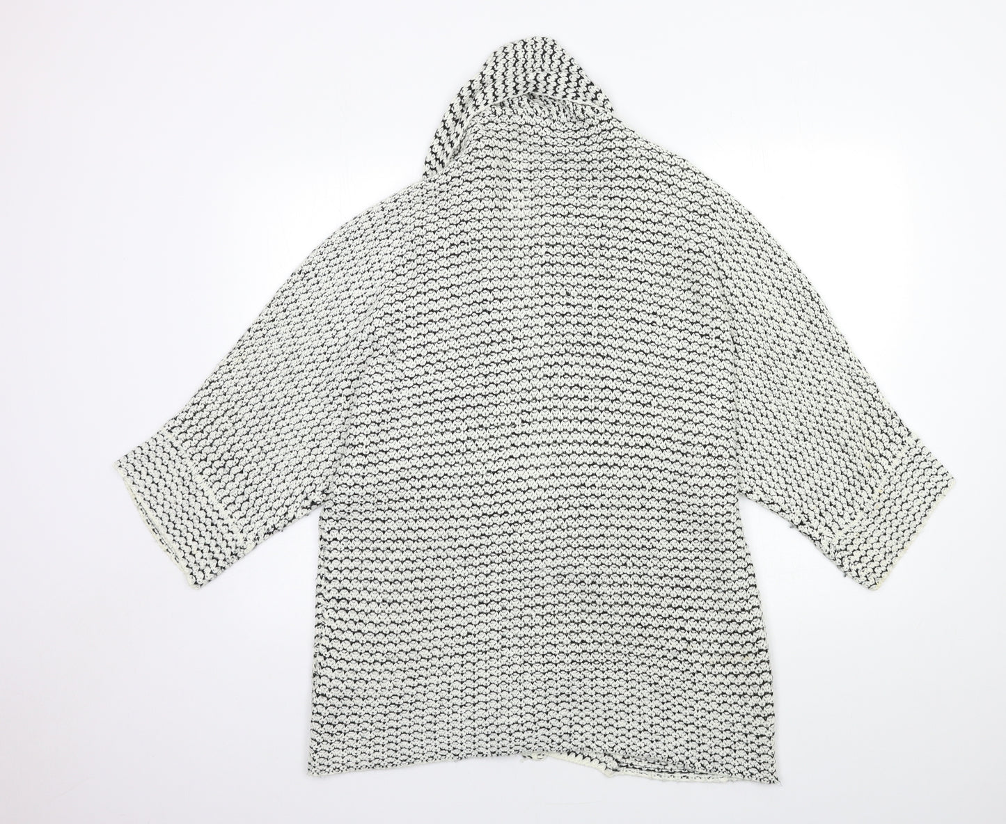 New Look Womens White  Knit Cardigan Jumper Size M