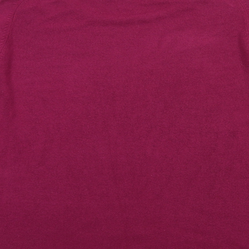 VIDA VI Womens Purple  Knit Pullover Jumper Size L