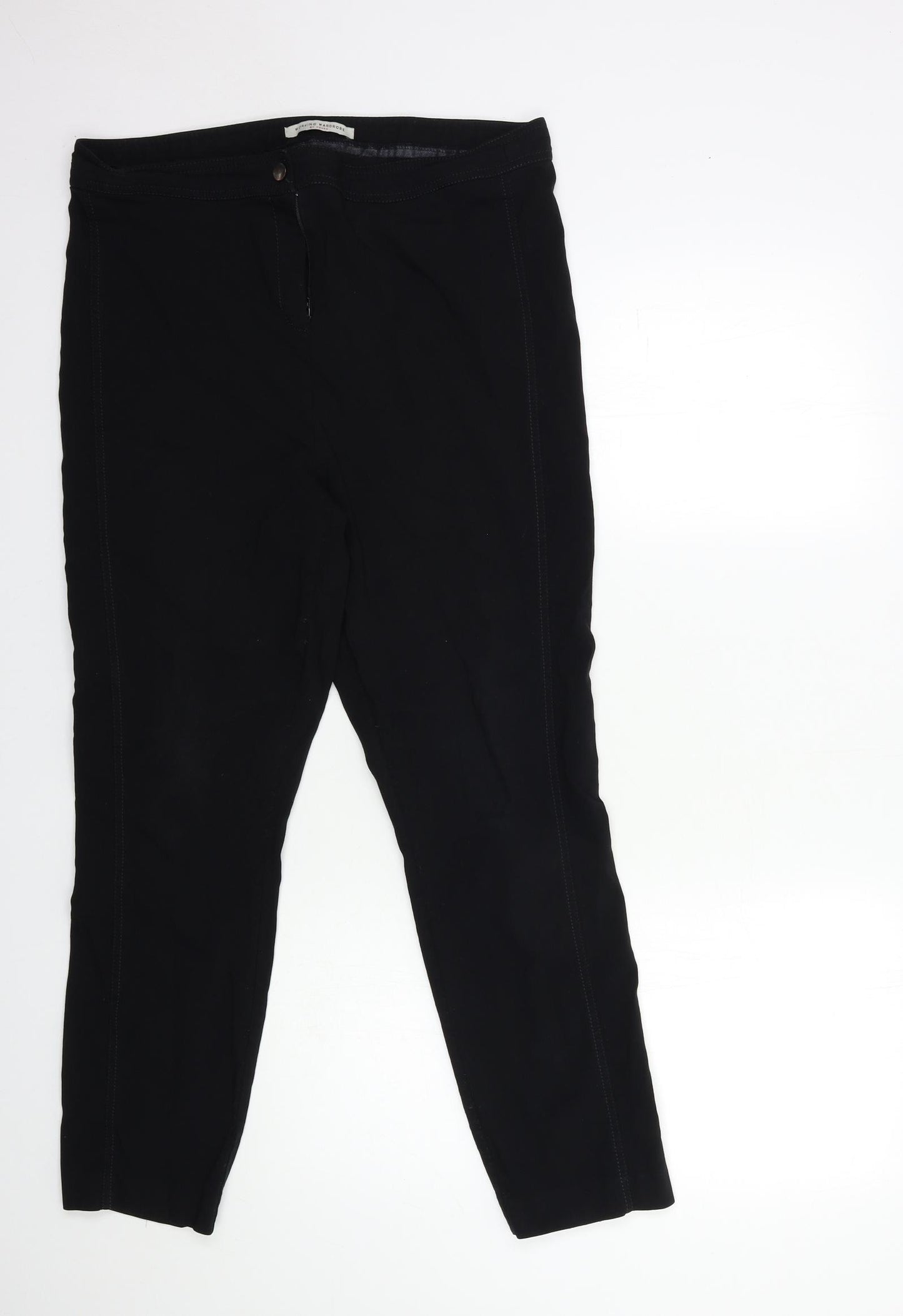 Yours Womens Black   Trousers  Size 16 L26 in