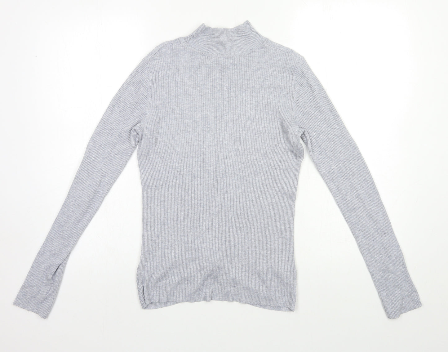 Very Womens Grey  Knit Pullover Jumper Size 10  - Knot