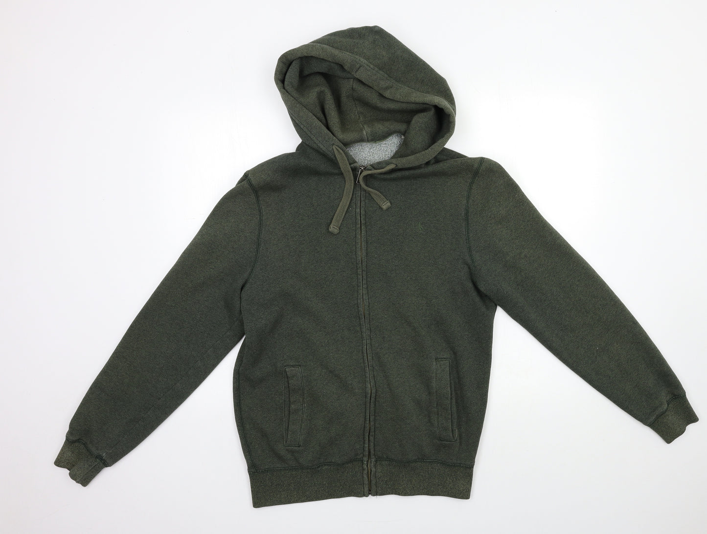 Jack Wills Mens Green   Full Zip Hoodie Size M