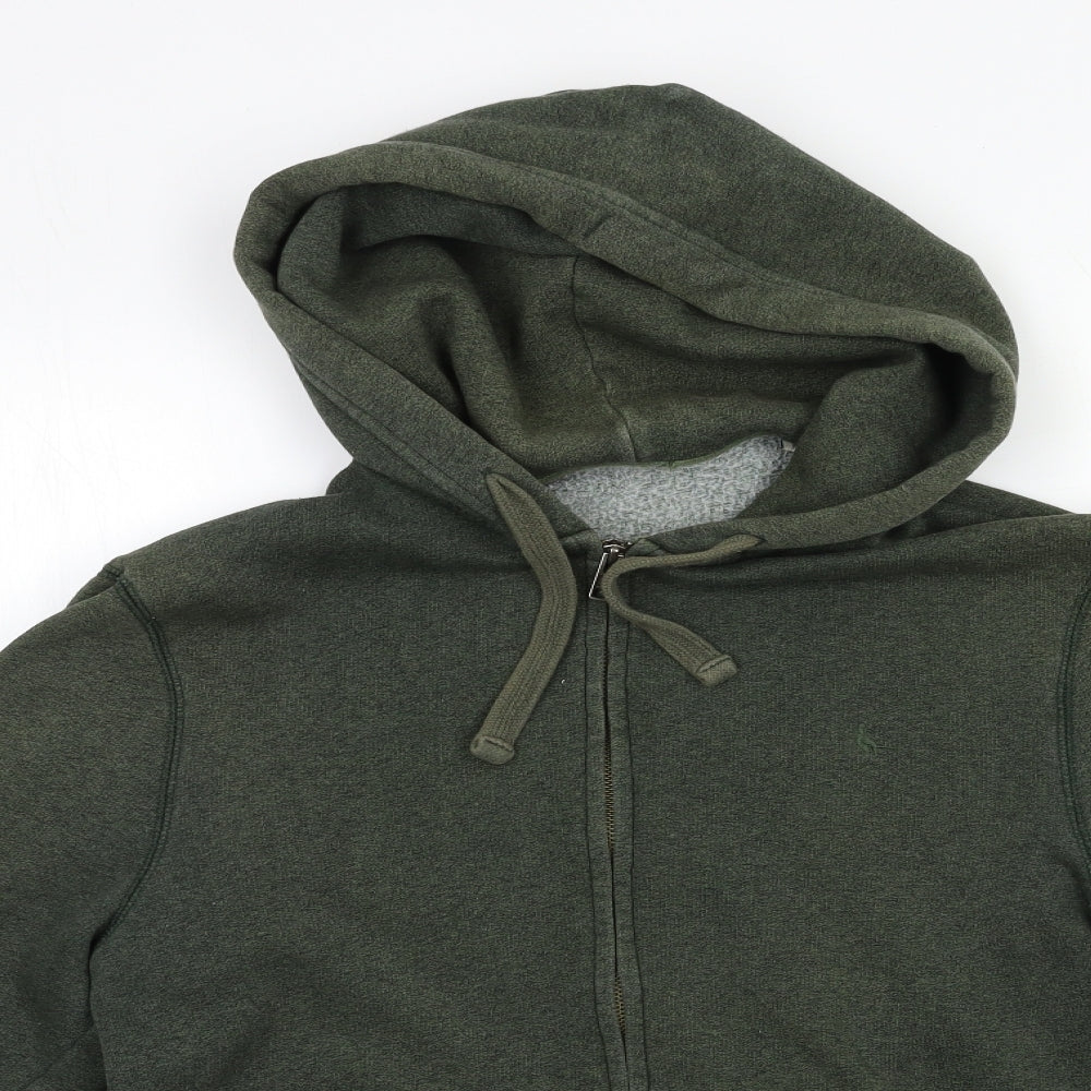 Jack Wills Mens Green   Full Zip Hoodie Size M