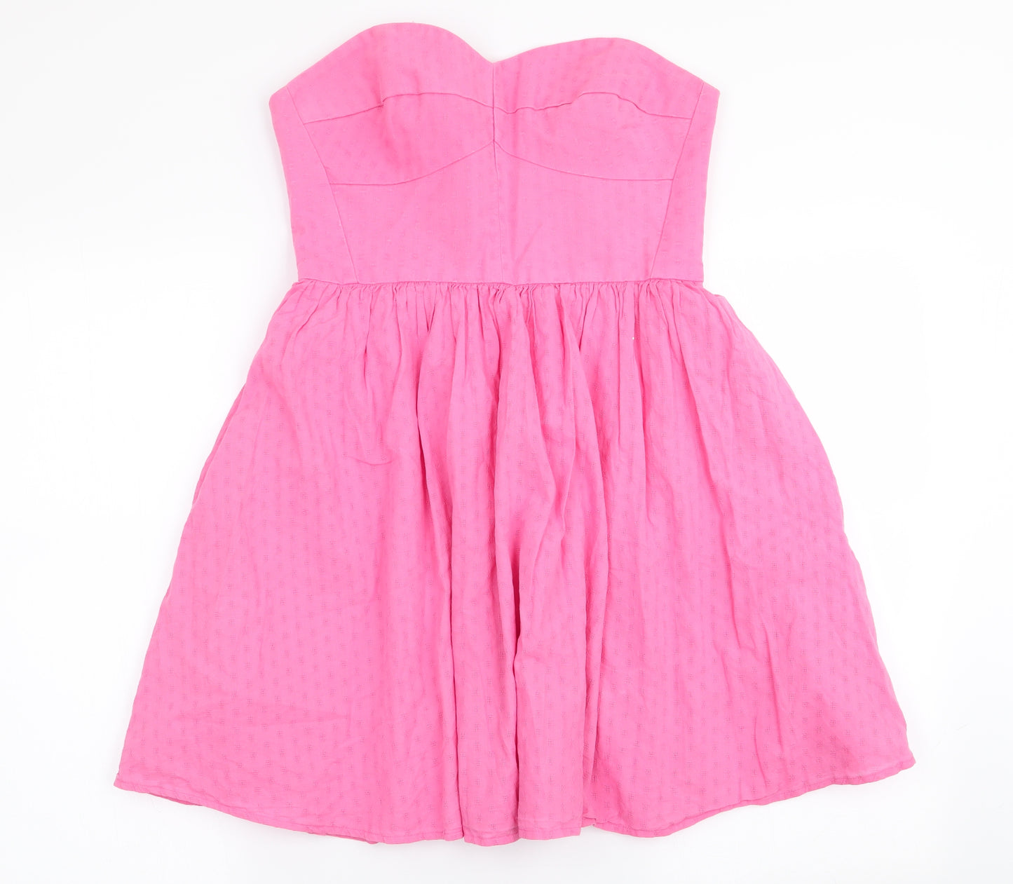 Jack Wills Womens Pink   Fit & Flare  Size 12
