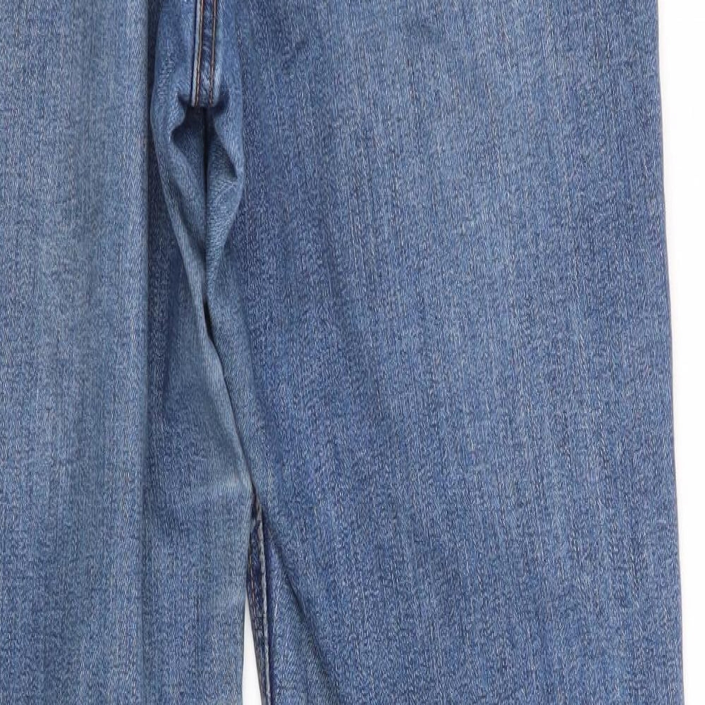 Asda George Womens Blue Floral  Skinny Jeans Size 12 L30 in