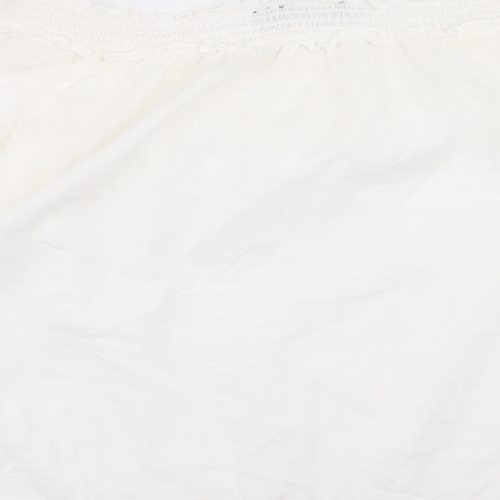 Dorothy Perkins Womens White   Basic Blouse Size 10