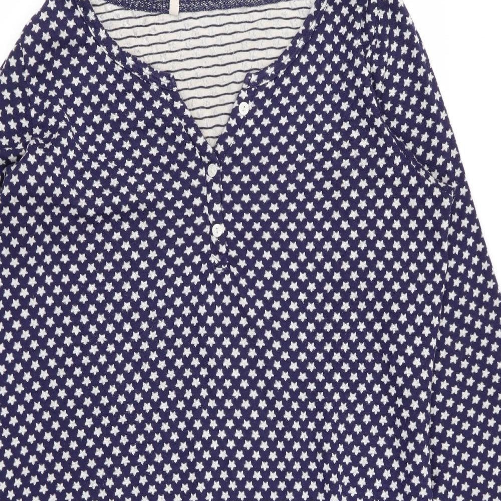 TU Womens Blue Geometric  Top Dress Size 10