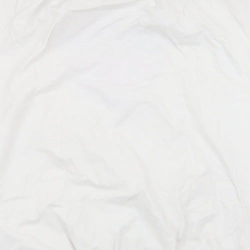 turtle bay Womens White   Basic T-Shirt Size 10