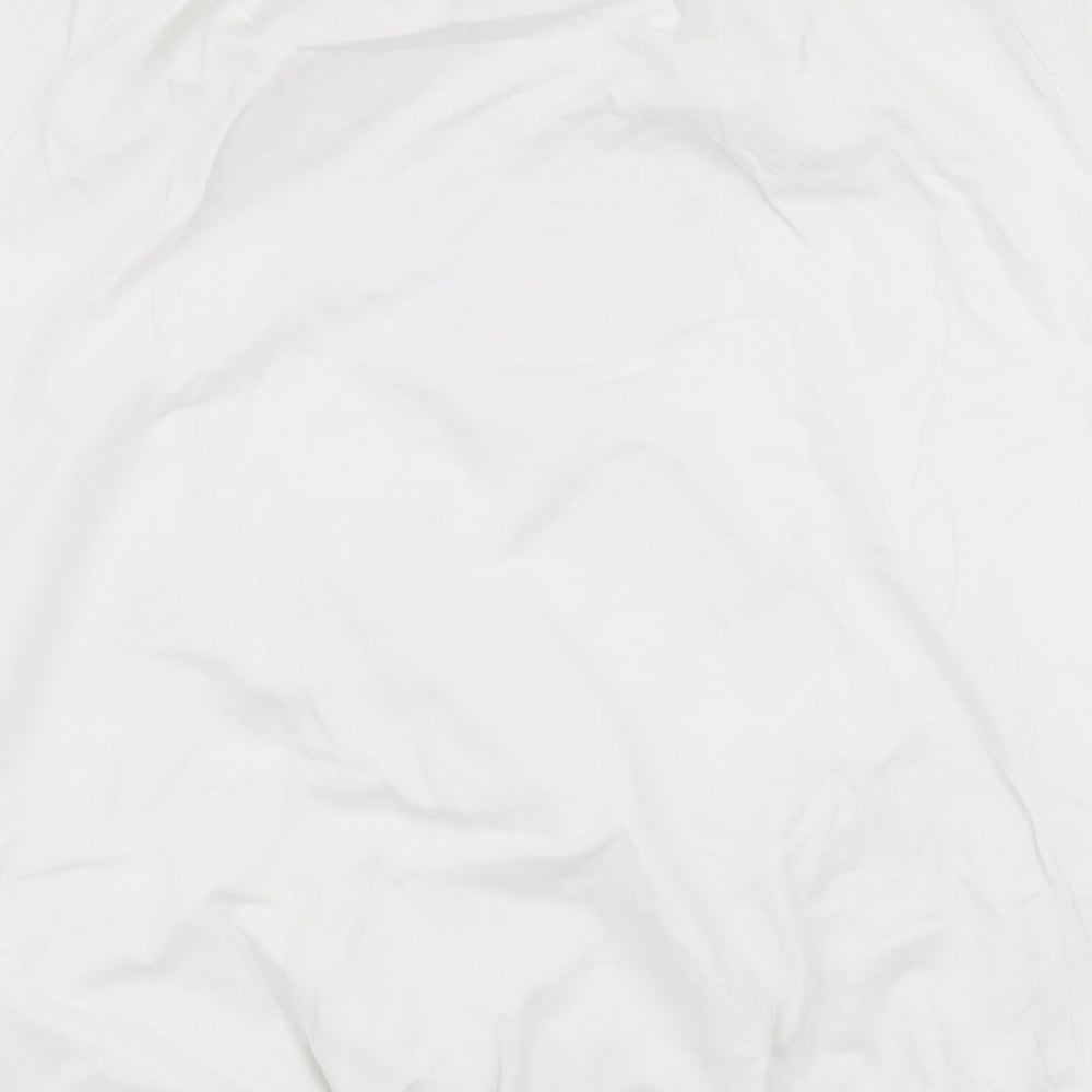 turtle bay Womens White   Basic T-Shirt Size 10