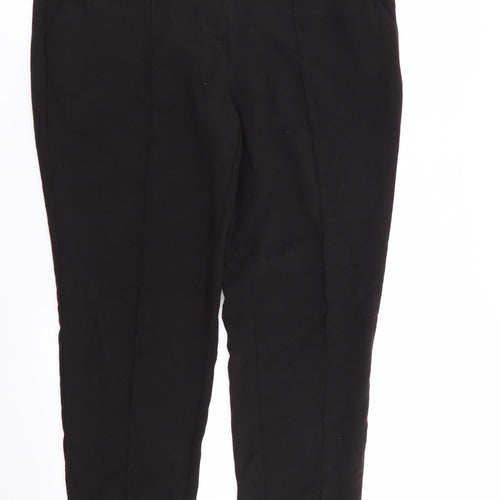 Asda George Womens Black   Trousers  Size 12 L28 in