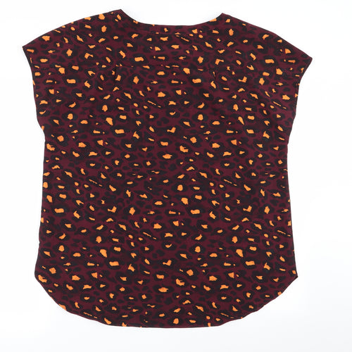 NEXT Womens Multicoloured Animal Print  Basic Blouse Size 16