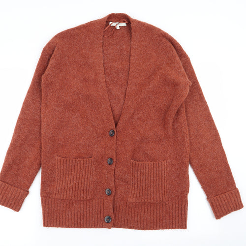 NEXT Womens Brown   Cardigan Jumper Size XS