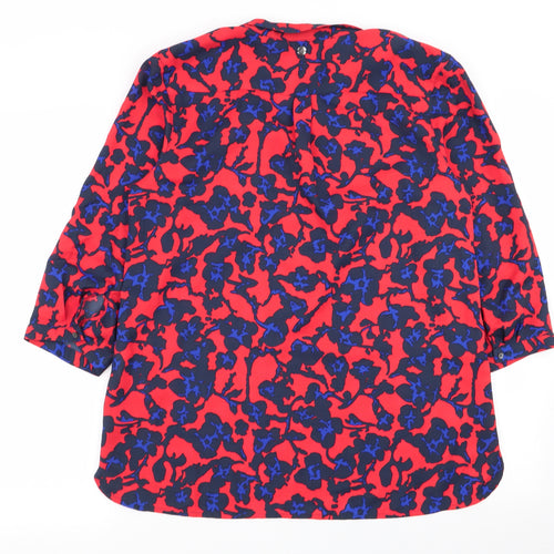 s.Oliver Womens Multicoloured Floral  Basic Blouse Size 14