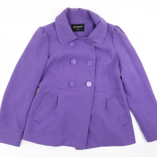 Primark Womens Purple   Overcoat Coat Size 12