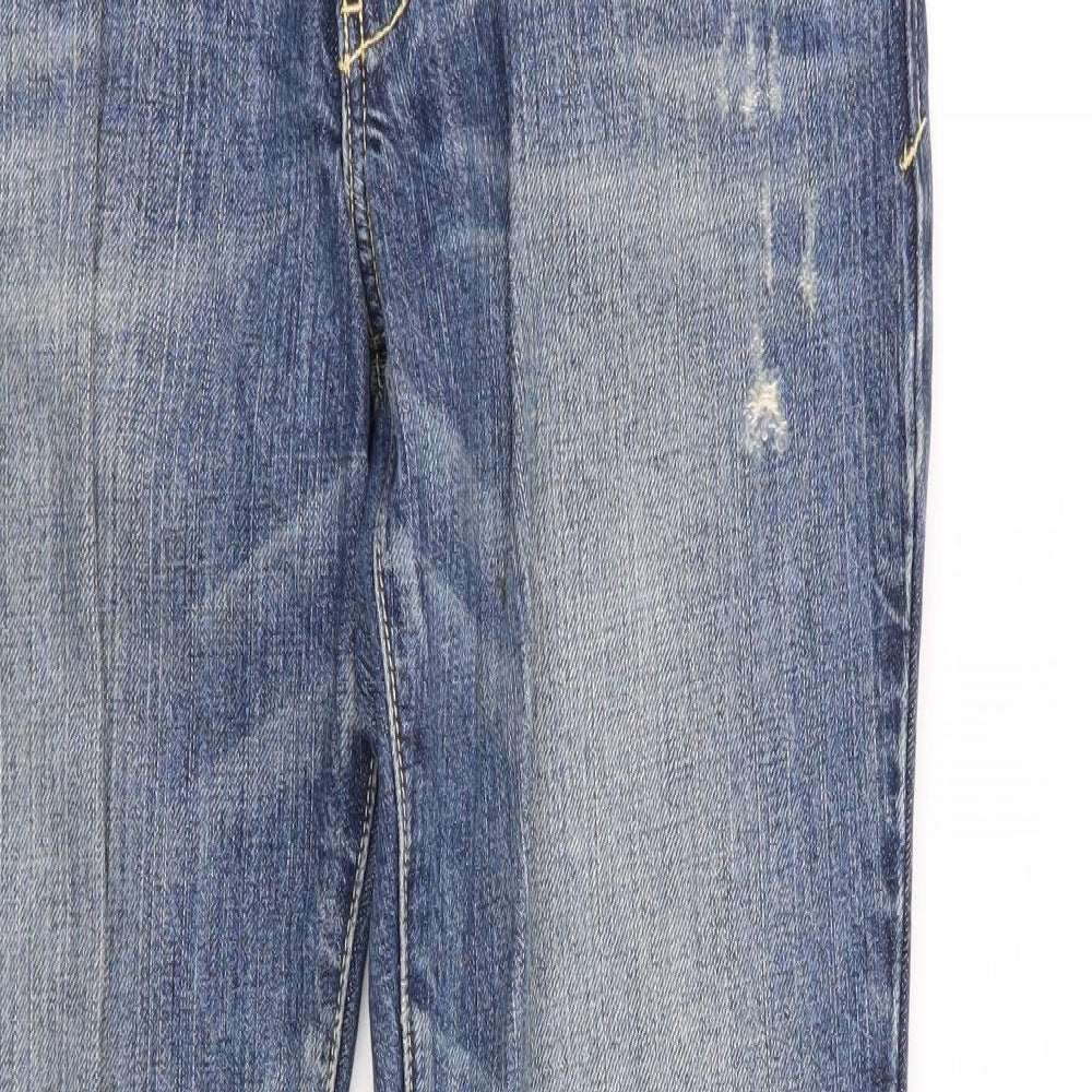 Abercrombie & Fitch Mens Blue   Skinny Jeans Size 30 in L31 in - RIPPED JEANS