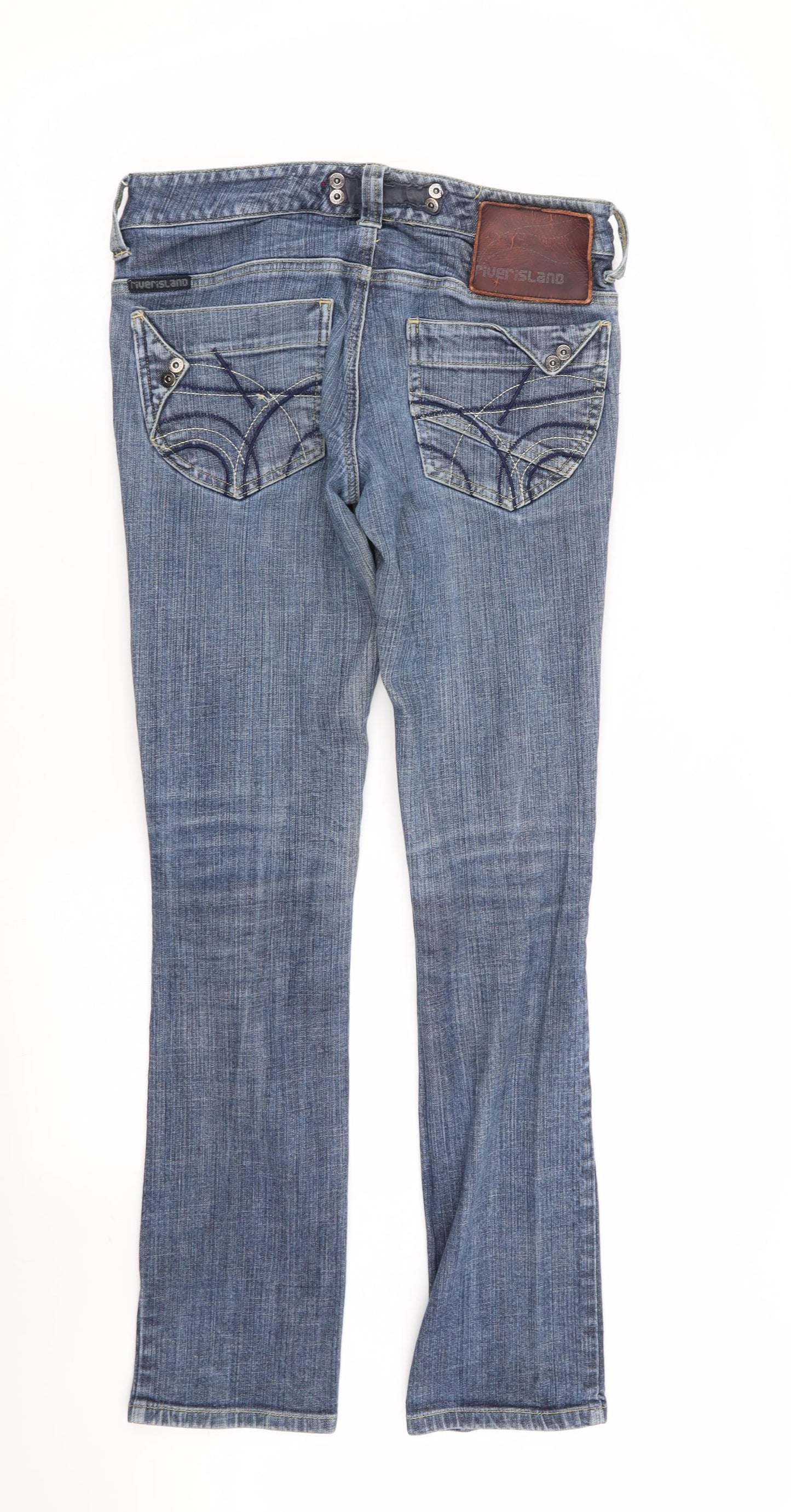 River Island Womens Blue   Skinny Jeans Size 10 L30 in