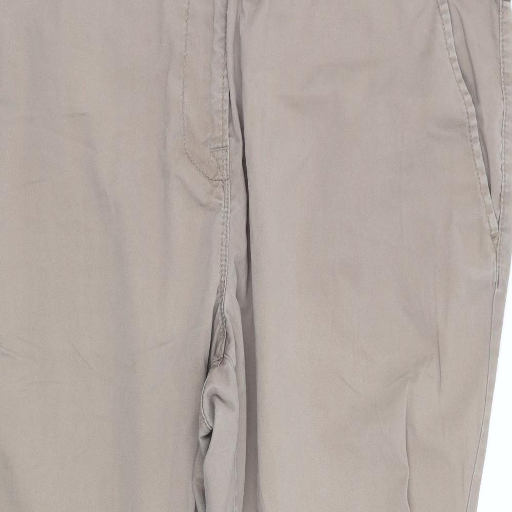 M&S Womens Beige   Capri Trousers Size 18 L22 in