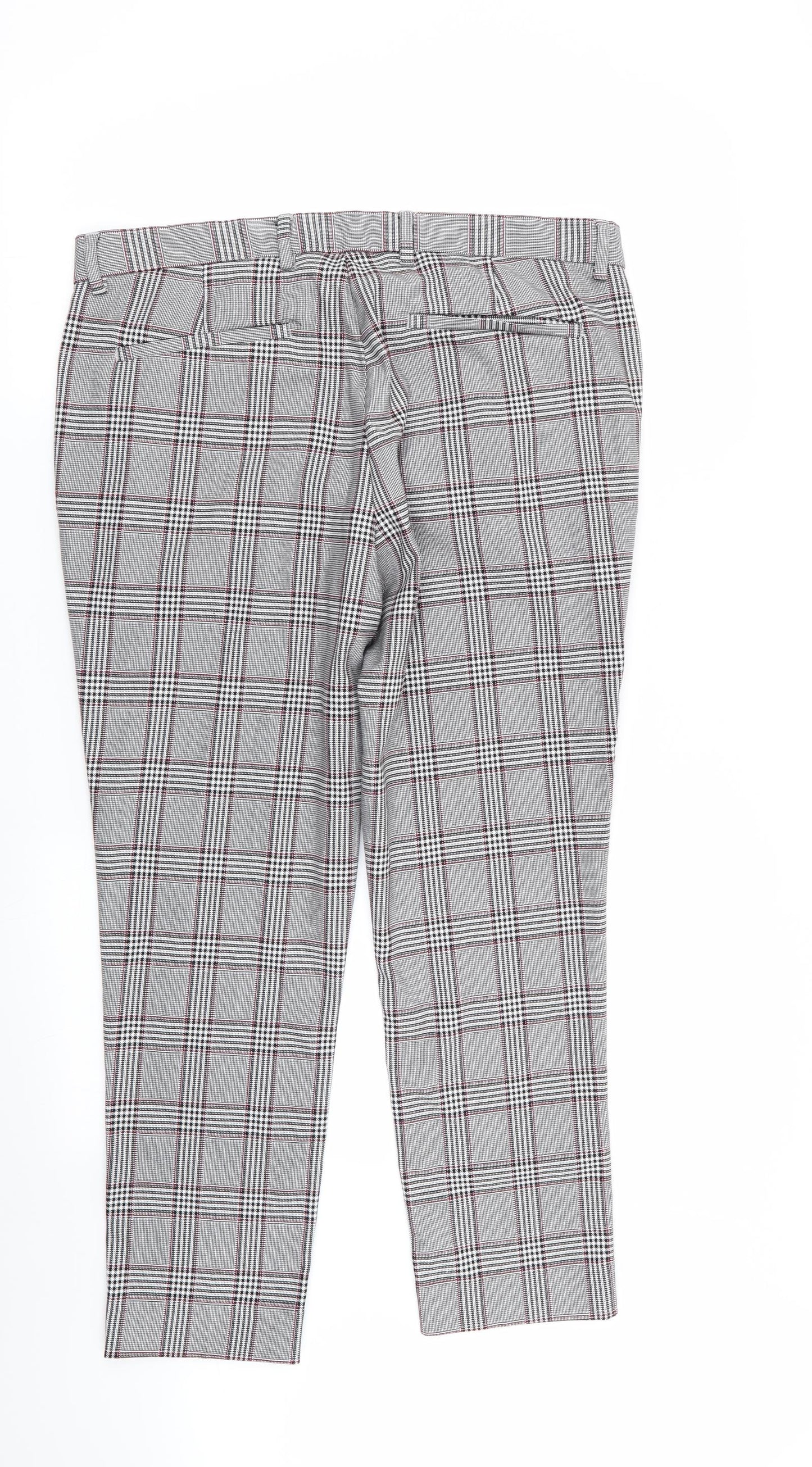 River Island Mens Multicoloured Check  Trousers  Size 34 in L30 in
