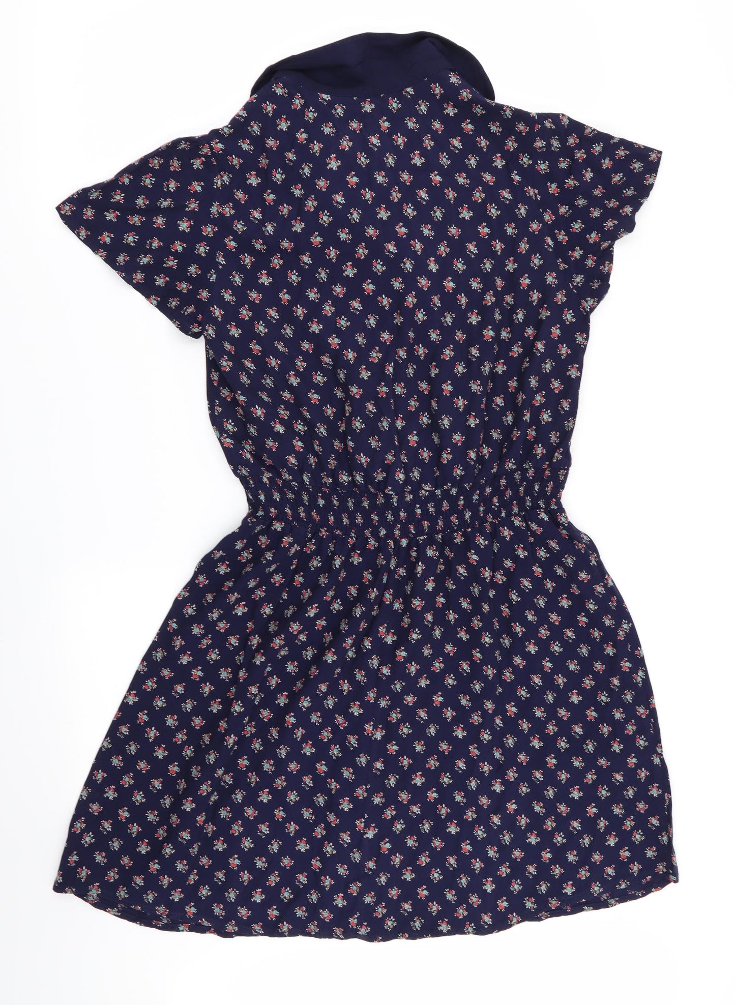 NEXT Womens Blue Floral  Fit & Flare  Size 8