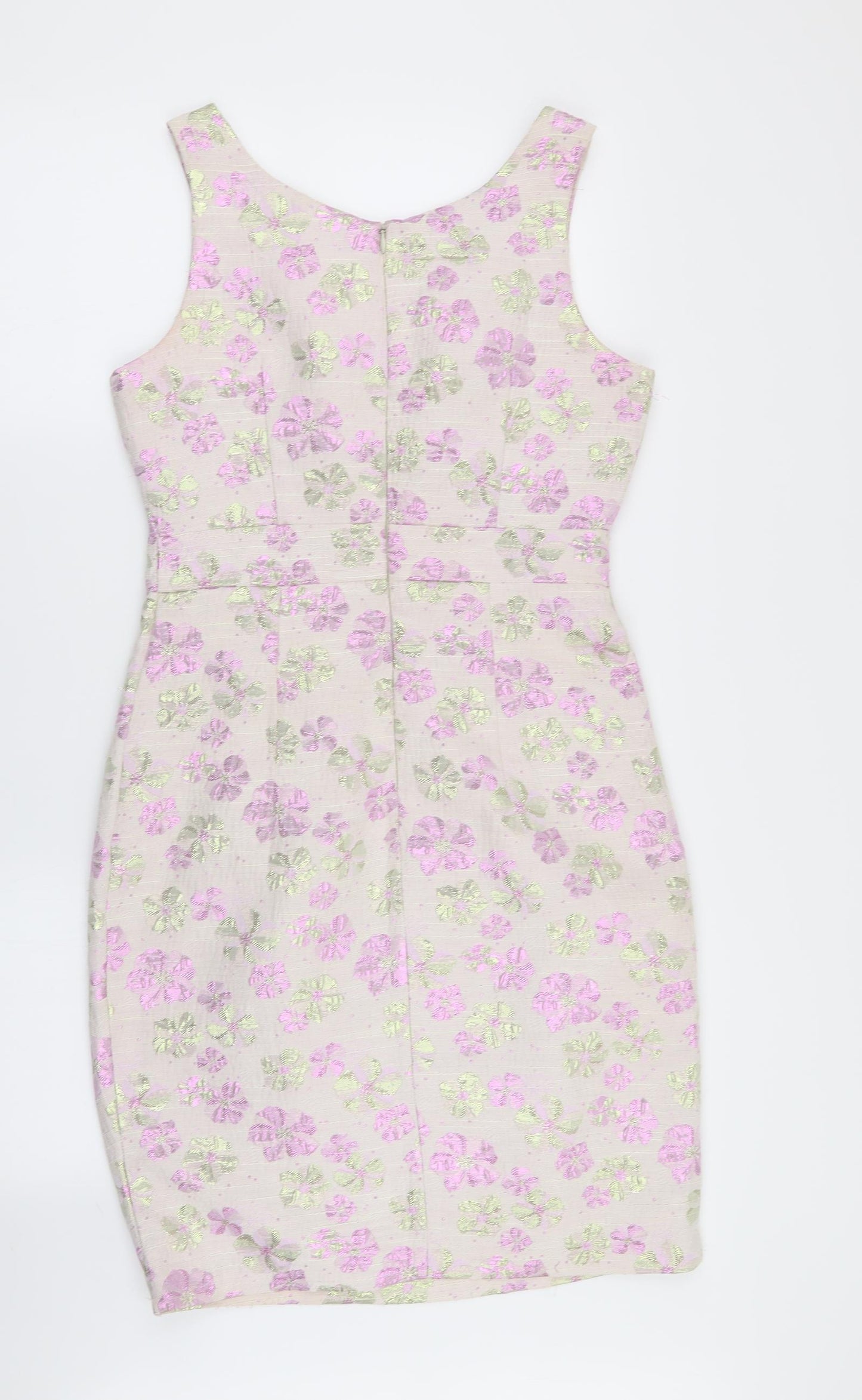 Uttam Boutique Womens Multicoloured Floral  Fit & Flare  Size 8