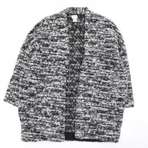 H&M Womens Multicoloured Geometric  Cardigan Jumper Size M