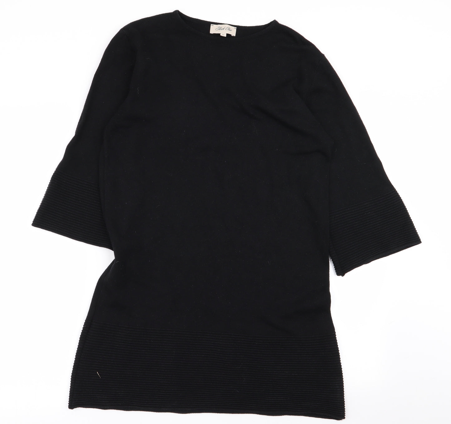 Sleek Chic Womens Black   Jumper Dress  Size M