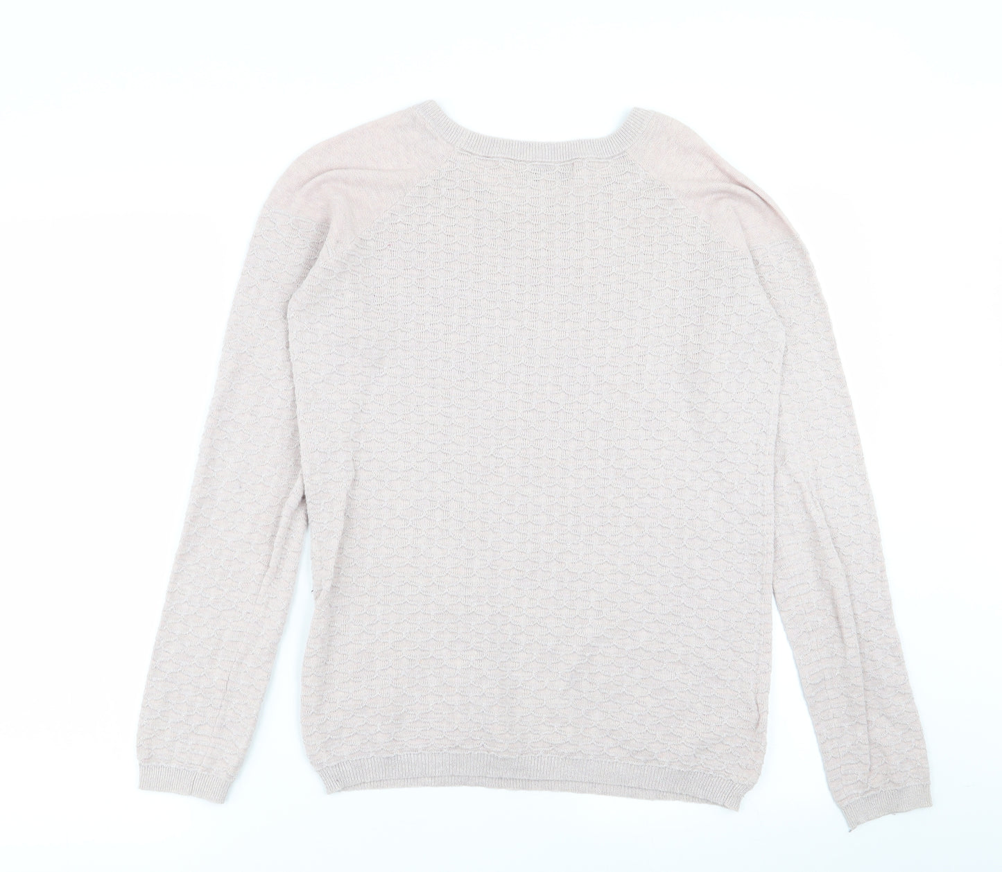 NEXT Womens Pink Geometric  Pullover Jumper Size 10