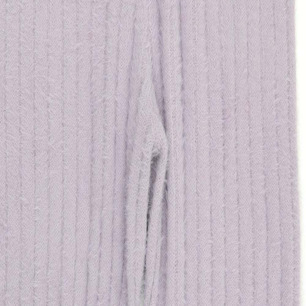 Boohoo Womens Purple   Trousers  Size M L30 in - Stretch waistband