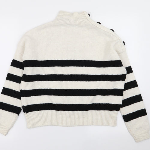 Primark Womens Multicoloured Striped  Pullover Jumper Size 6