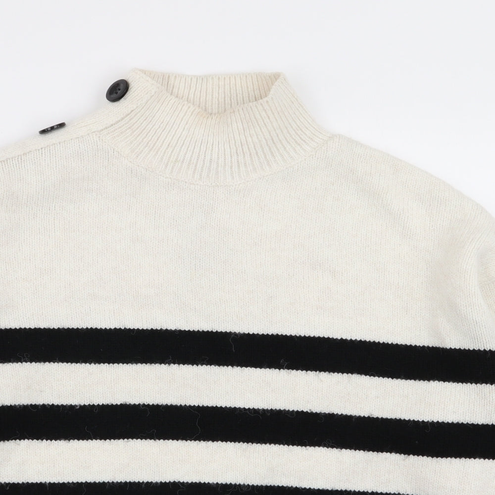 Primark Womens Multicoloured Striped  Pullover Jumper Size 6