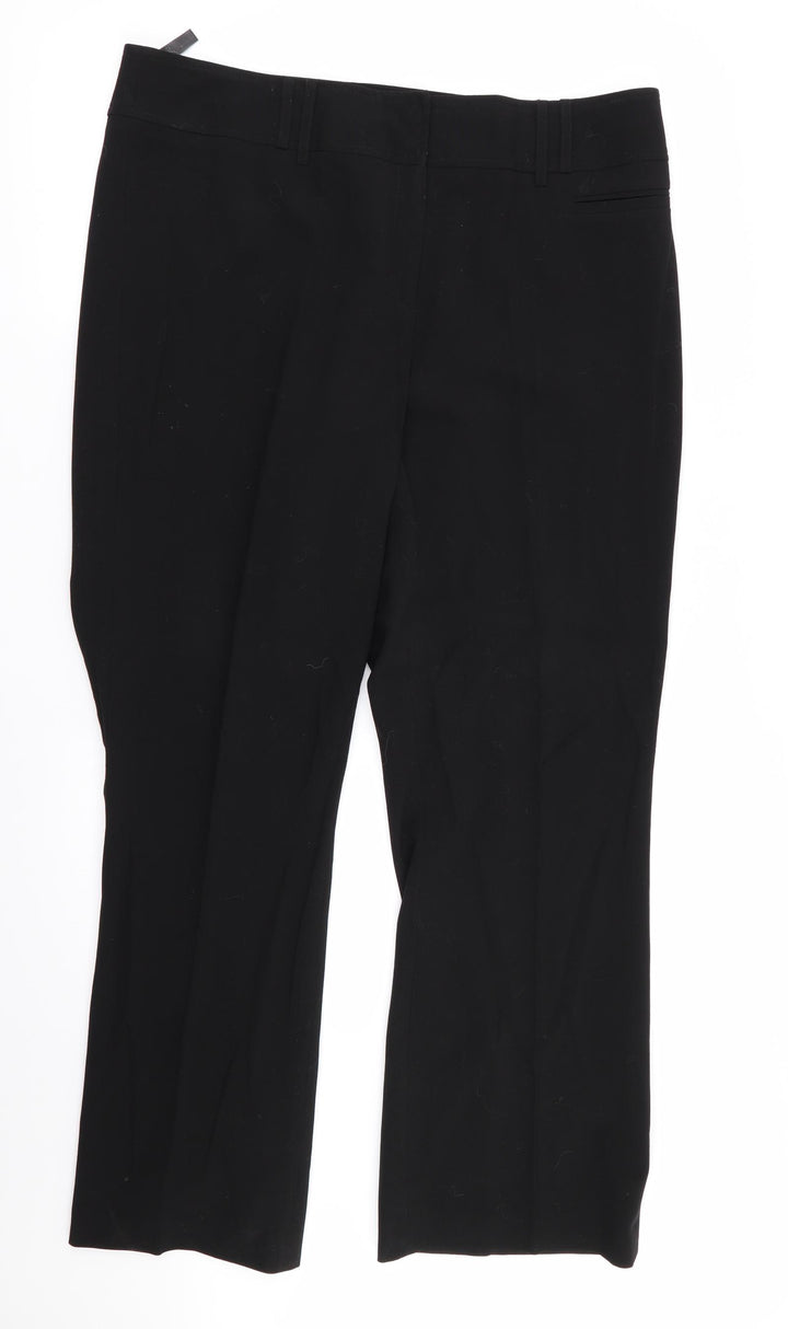BHS Womens Black   Trousers  Size 16 L30 in