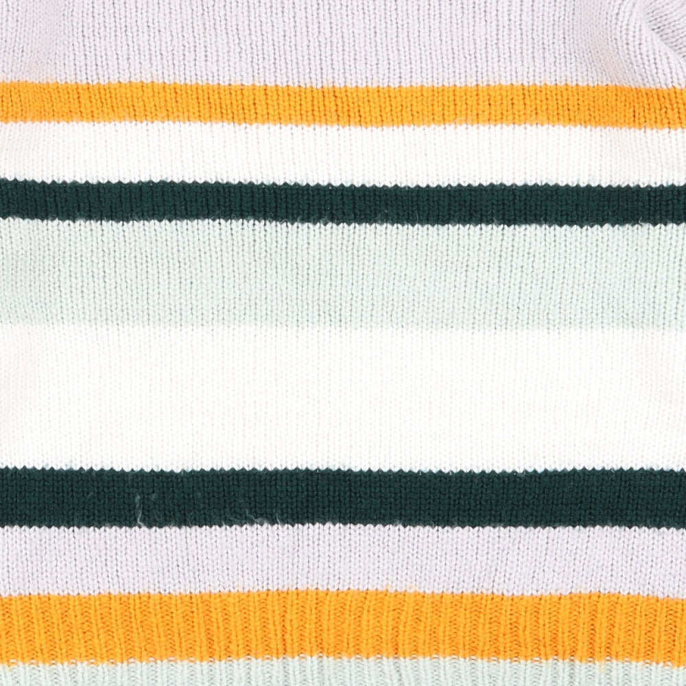 Asda George Womens Multicoloured Striped  Pullover Jumper Size 8