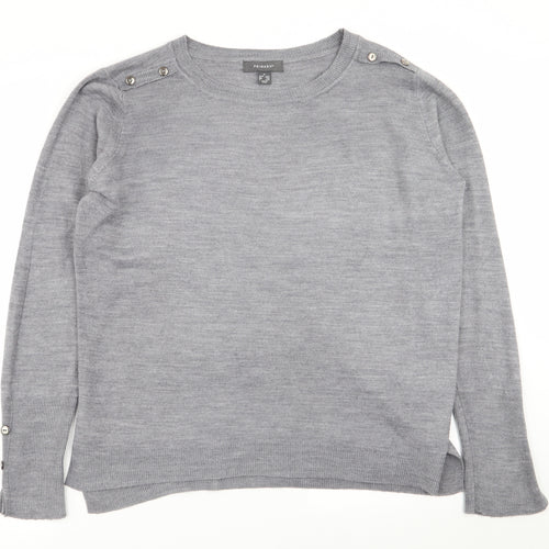 Primark Womens Grey   Pullover Jumper Size 12