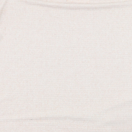 Asda George Womens Beige Solid  Top Pyjama Set Size 16