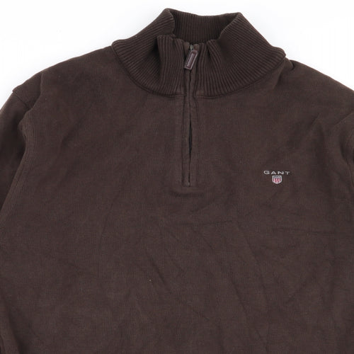 GANT Mens Brown   Pullover Jumper Size L