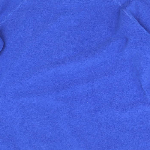 Mark Todd Womens Blue  Fleece Henley Jumper Size 14  - Equestrian