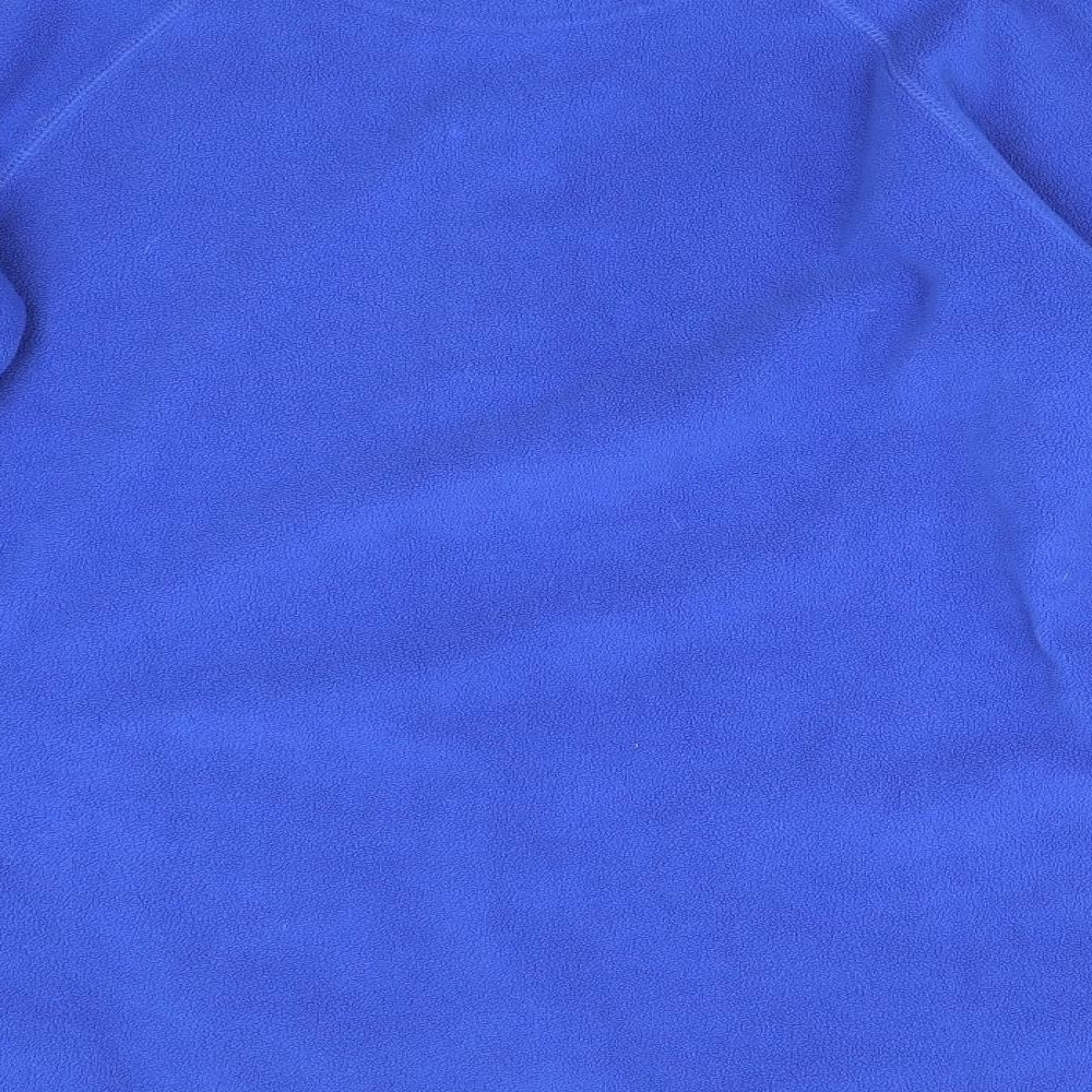 Mark Todd Womens Blue  Fleece Henley Jumper Size 14  - Equestrian