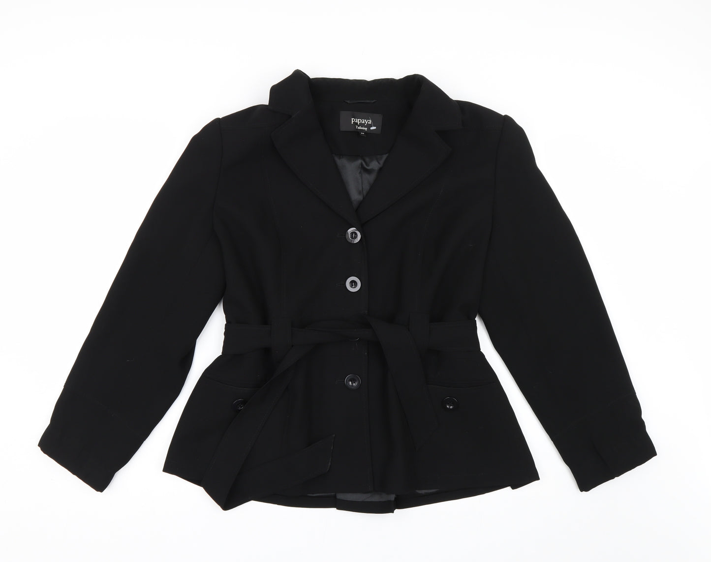Papaya Womens Black   Jacket  Size 20