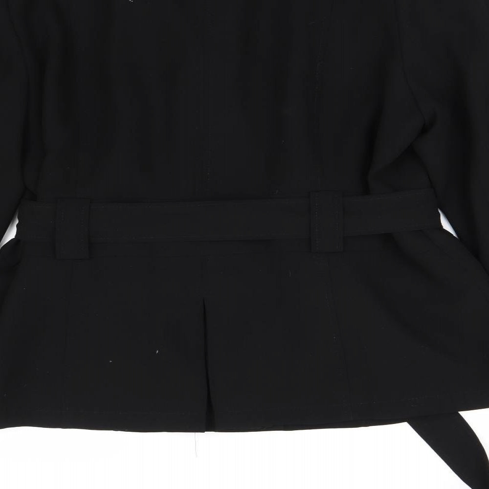 Papaya Womens Black   Jacket  Size 20