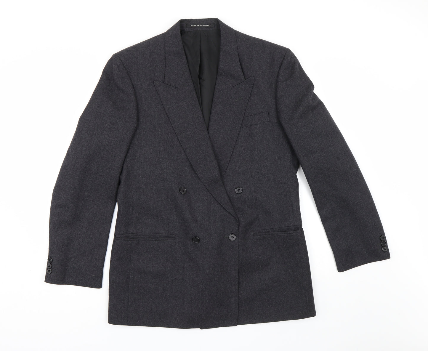 Pin Stripe Mens Grey   Jacket Suit Jacket Size 40