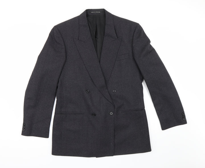 Pin Stripe Mens Grey   Jacket Suit Jacket Size 40
