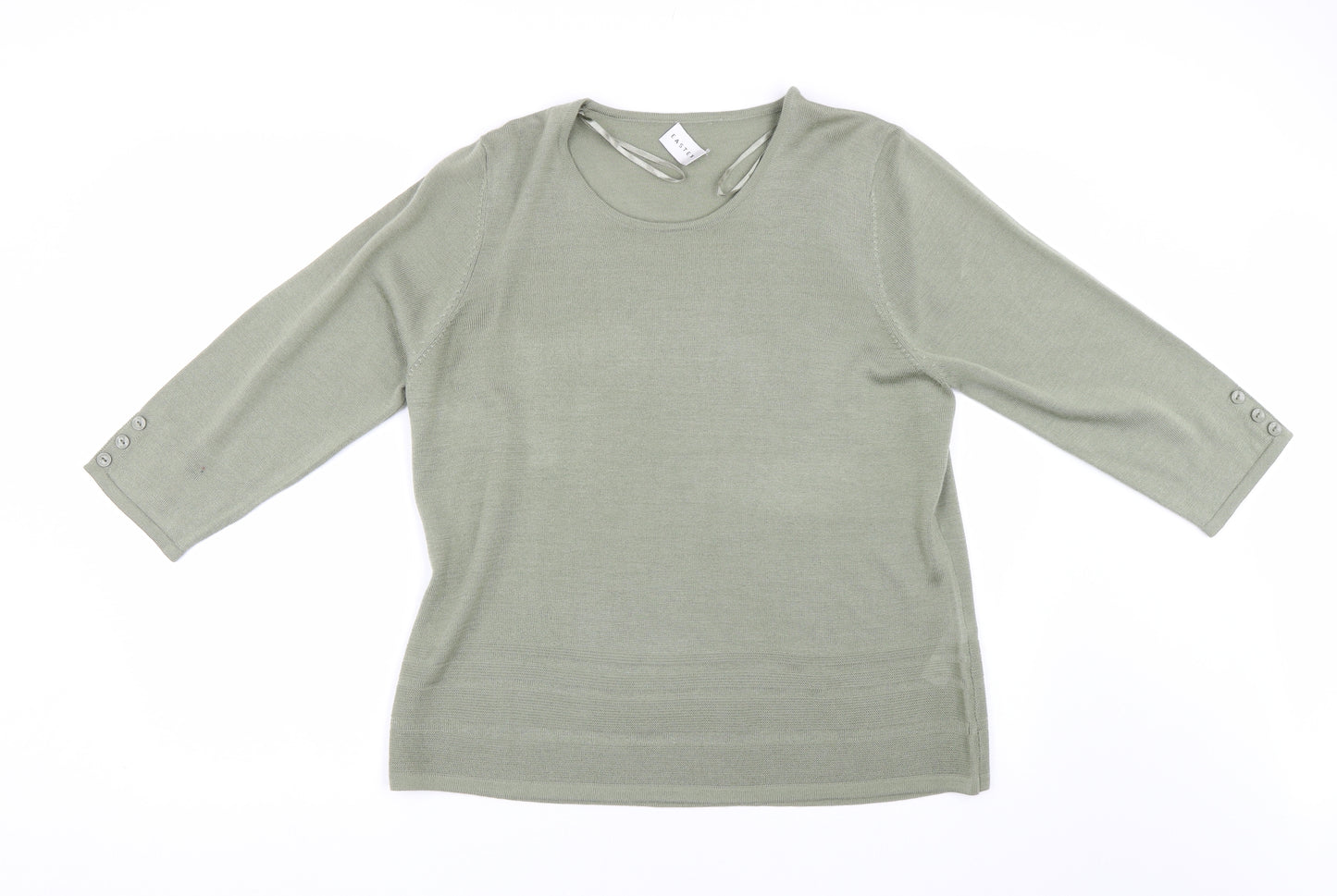 Eastex Womens Green  Knit Pullover Jumper Size 18