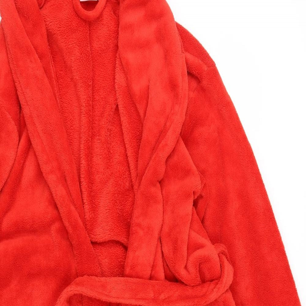 Whisper Womens Orange  Fleece  Gown Size 18
