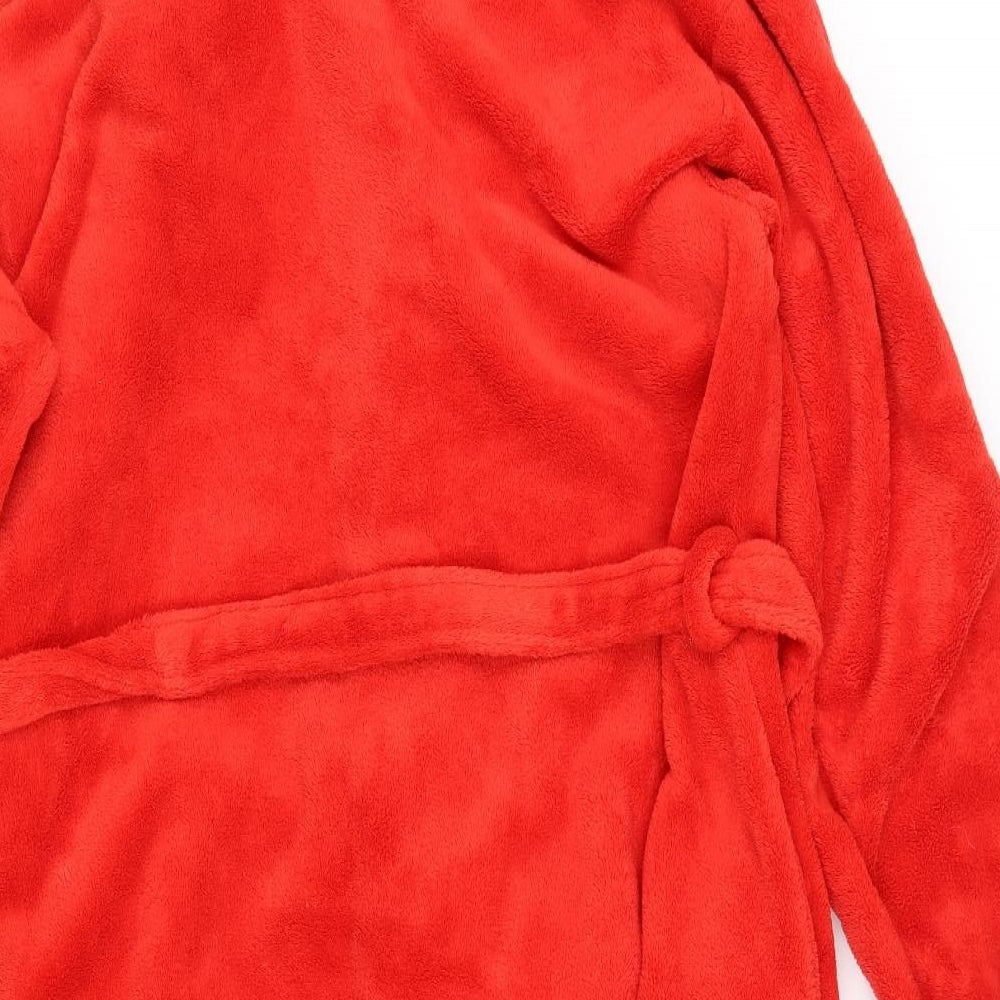 Whisper Womens Orange  Fleece  Gown Size 18