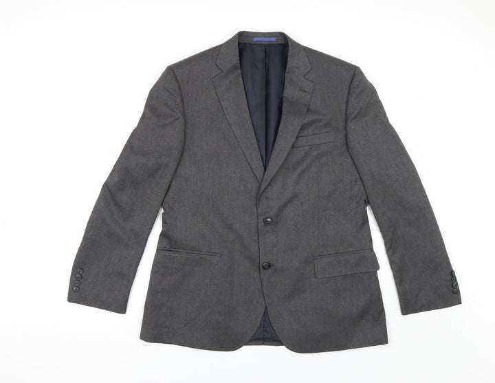 M&S Mens Grey Jacket Suit Jacket Size 42