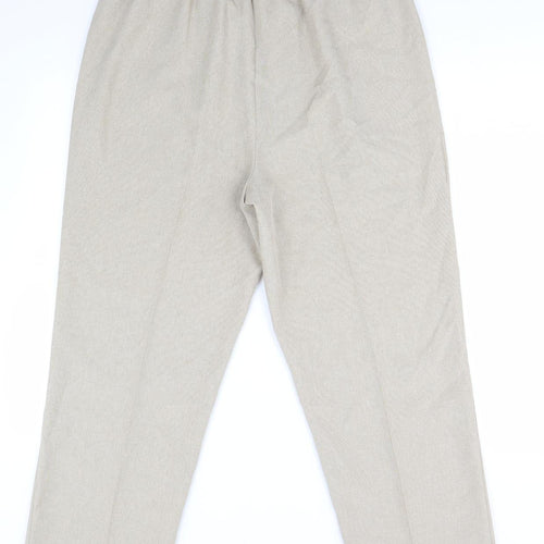 Bonmarché Womens Beige   Trousers  Size 16 L26 in