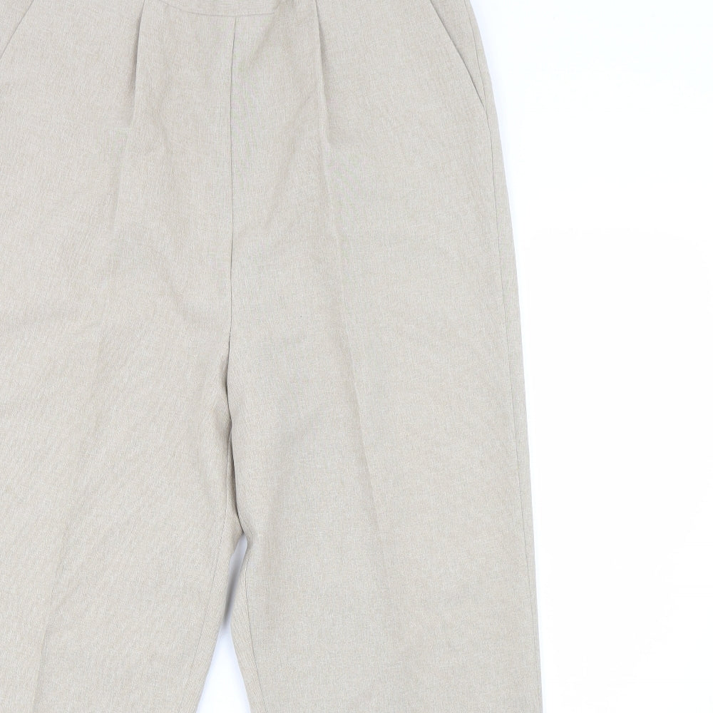 Bonmarché Womens Beige   Trousers  Size 16 L26 in