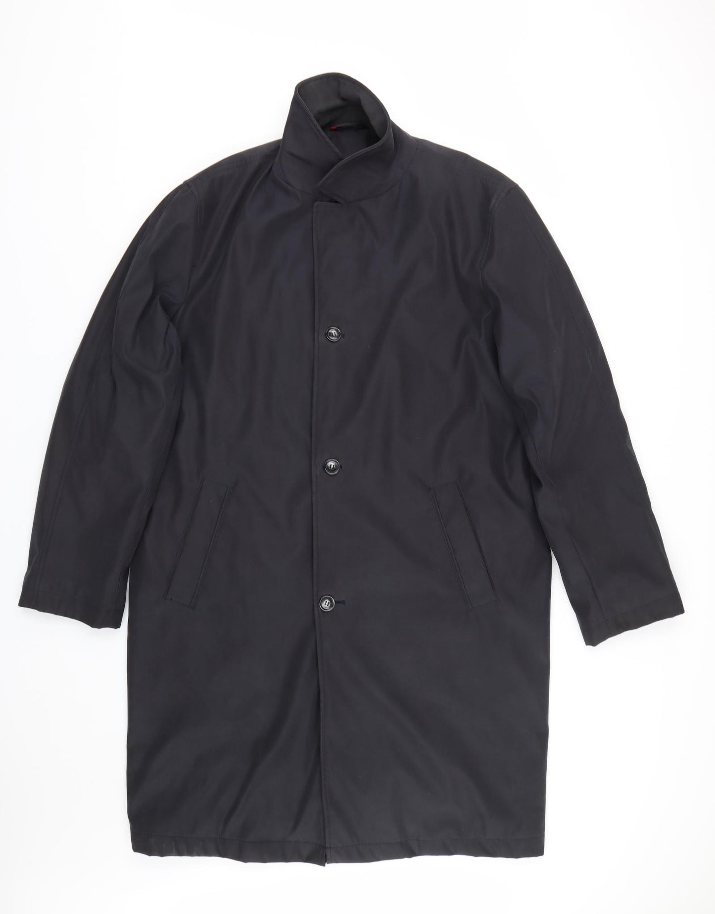 Ciro Citterio Mens Black   Overcoat Coat Size M