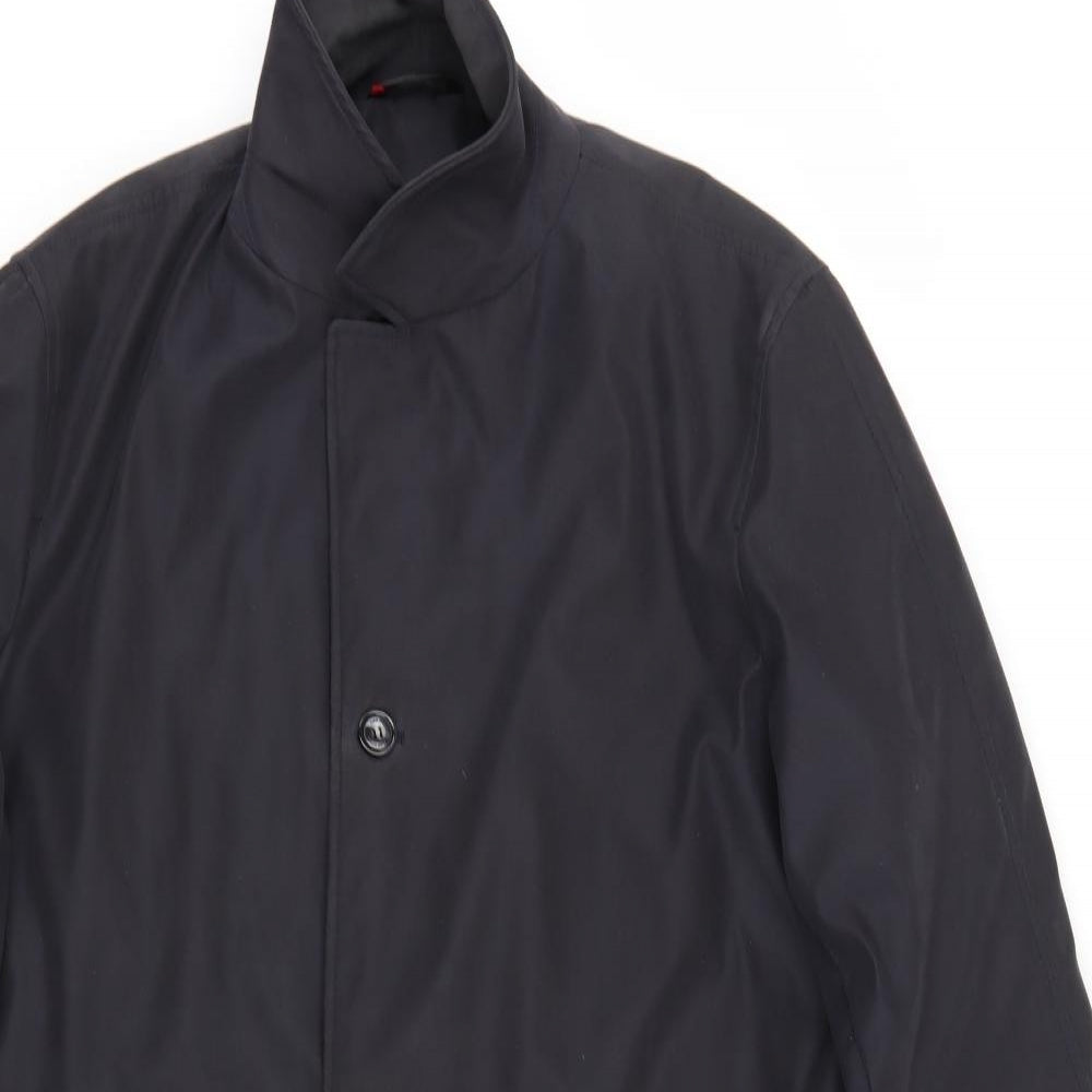 Ciro Citterio Mens Black   Overcoat Coat Size M