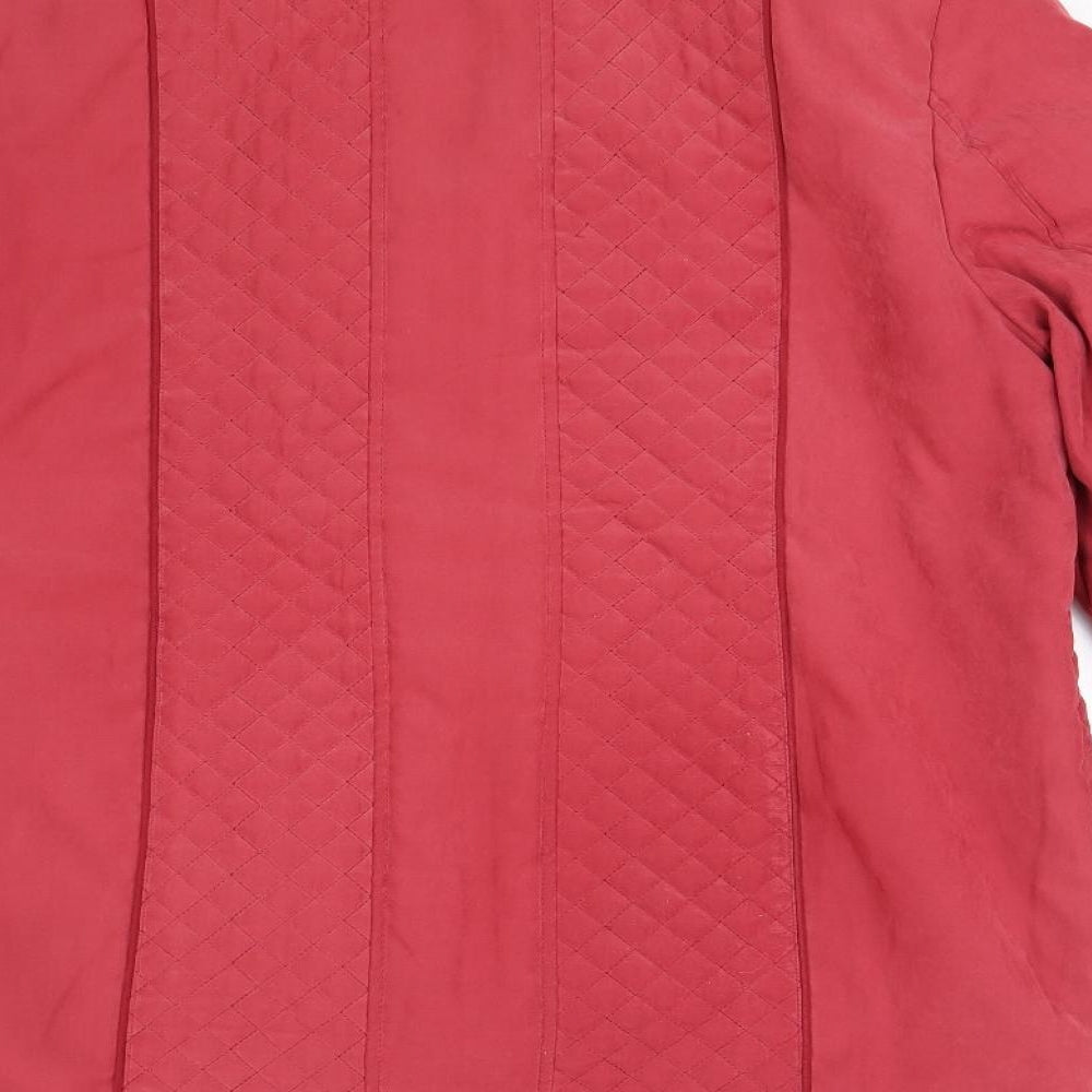 Preworn Womens Red   Overcoat Coat Size M